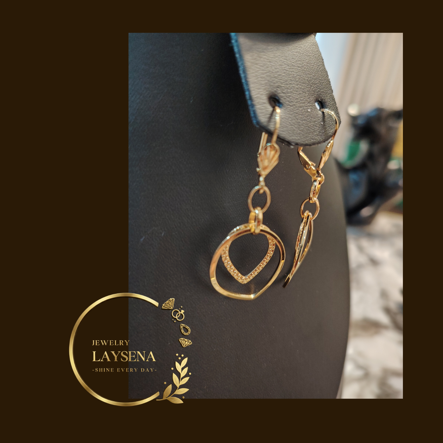 Boucles d'oreilles NANCY -FARACHA