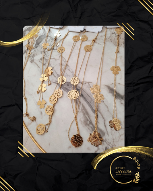 Sautoir Doré – Plusieurs Designs | 120 cm