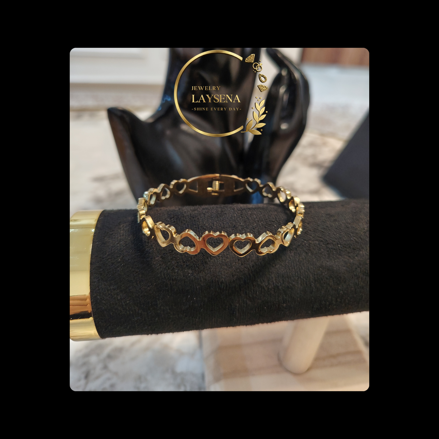 Bracelet Cœur en Acier Inoxydable