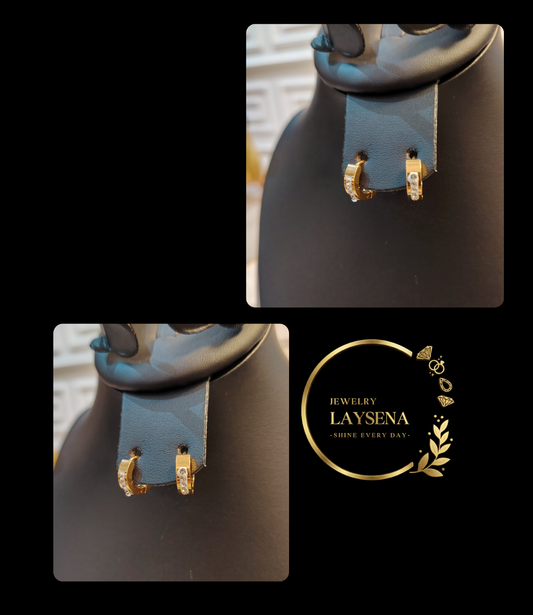 Boucles d'oreilles délicates - fillette