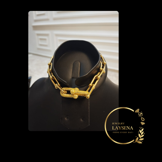 bracelet Chaîne Doré TIFFANY