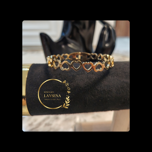 Bracelet Cœur en Acier Inoxydable