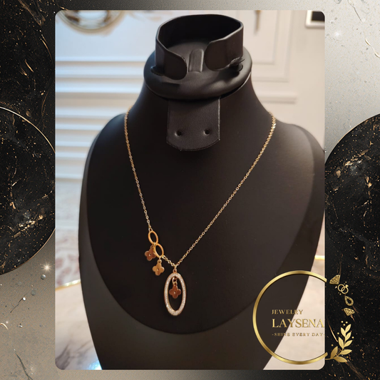 Collier  – Pendentif oval