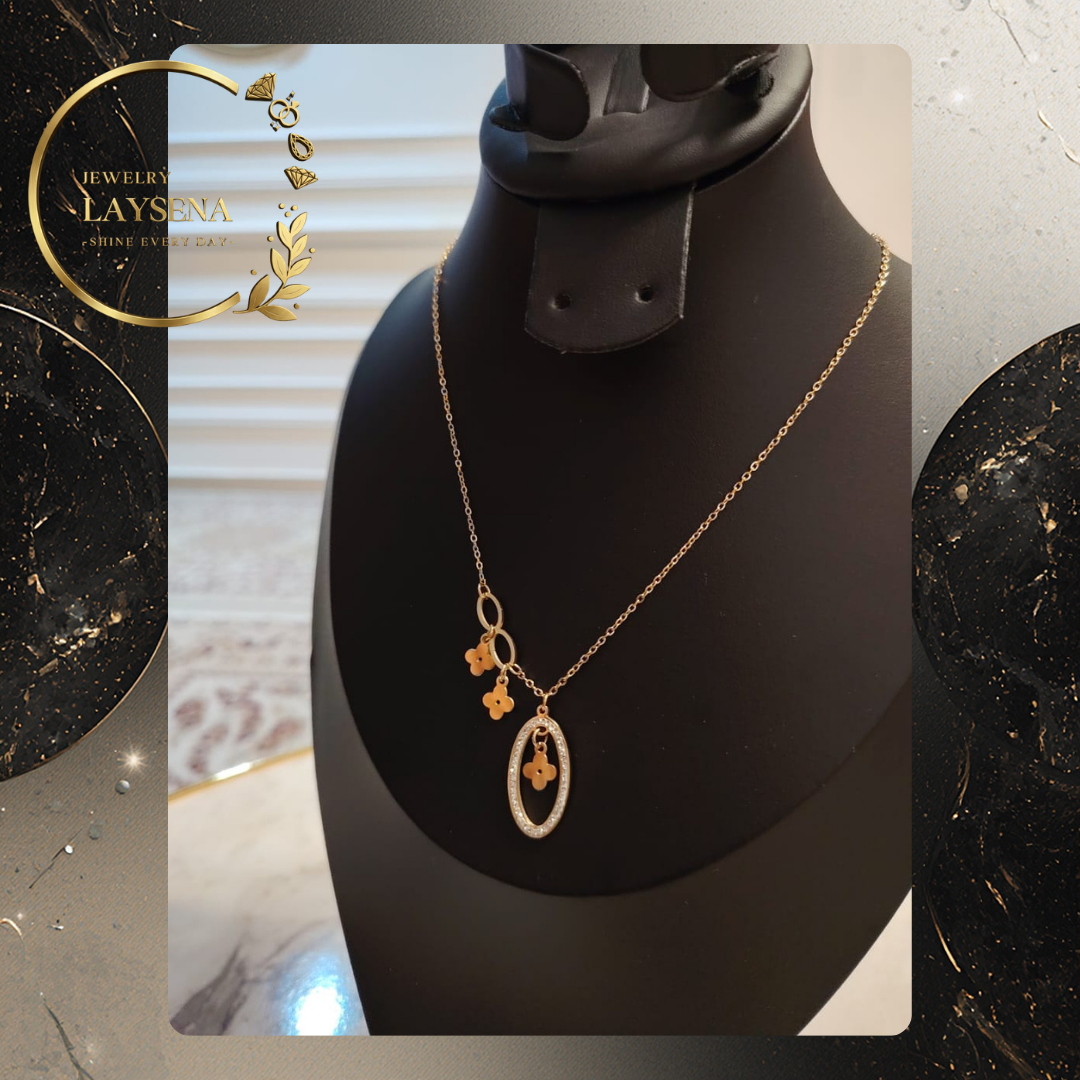 Collier  – Pendentif oval