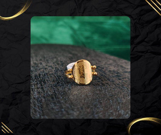 Bague Lyra – Chevalière Dorée
