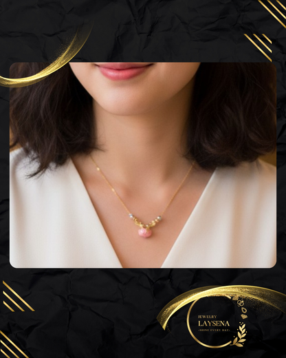 Collier Kangourou – Pendentif Émaillé Coloré Doré